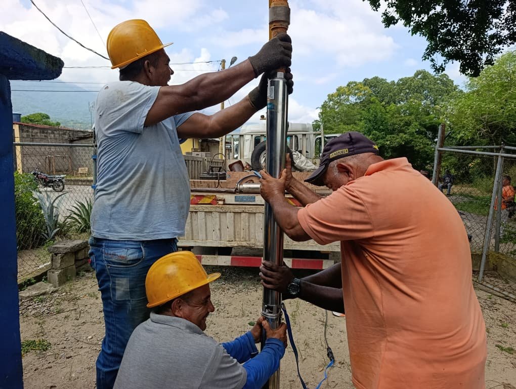 Más de 170 familias son atendidas con la reactivación de pozo N°2 en Yaracuy