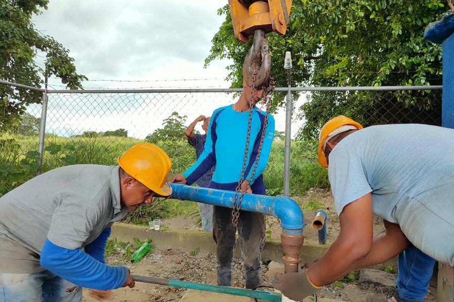 Más de 170 familias son atendidas con la reactivación de pozo N°2 en Yaracuy