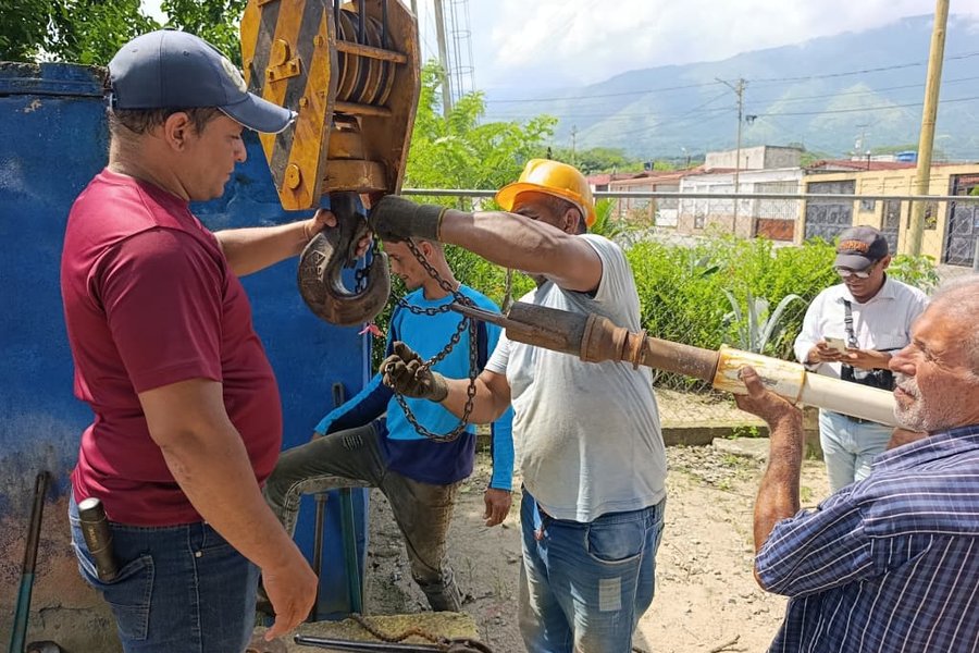 Más de 170 familias son atendidas con la reactivación de pozo N°2 en Yaracuy