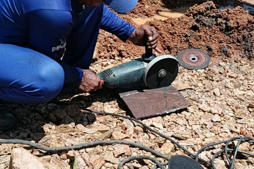 Gobierno Bolivariano corrige incidencia en aducción de 54” del tramo Guri – Ciudad Bolívar