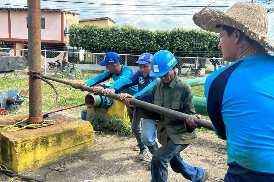 En atención a 15.000 familias rehabilitan pozo #7 en Táchira