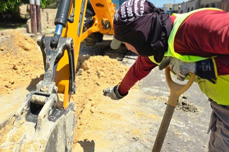 Culminan la sustitución de colector de aguas servidas en la Av. Ramón Ruiz Polanco de Paraguaná