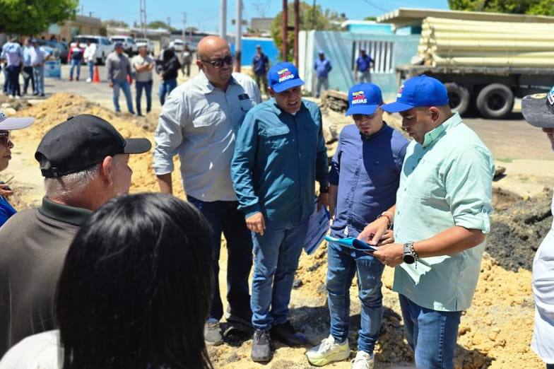 Culminan la sustitución de colector de aguas servidas en la Av. Ramón Ruiz Polanco de Paraguaná