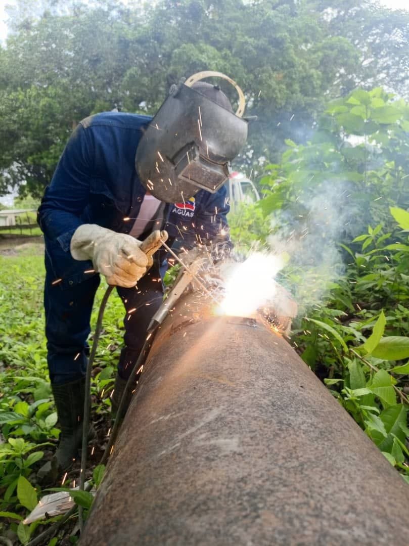 40.000 familias son atendidas con reparación de avería en aducción de 30 pulgadas en Yaracuy