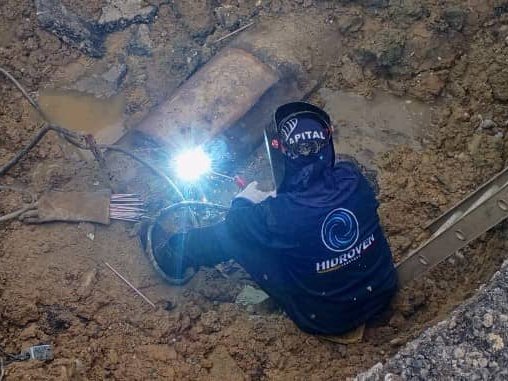 Hidroven repara incidencia en servicio hídrico en Los Valles del Tuy