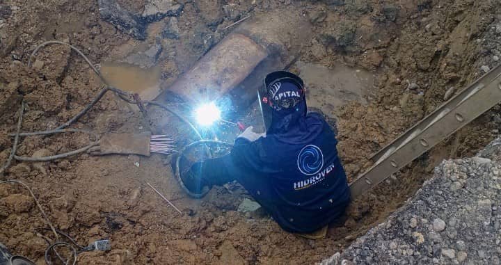 Hidroven repara incidencia en servicio hídrico en Los Valles del Tuy