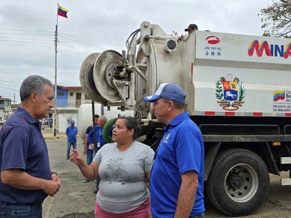 En Falcón optimizan sistema de aguas servidas para atender a 351 familias