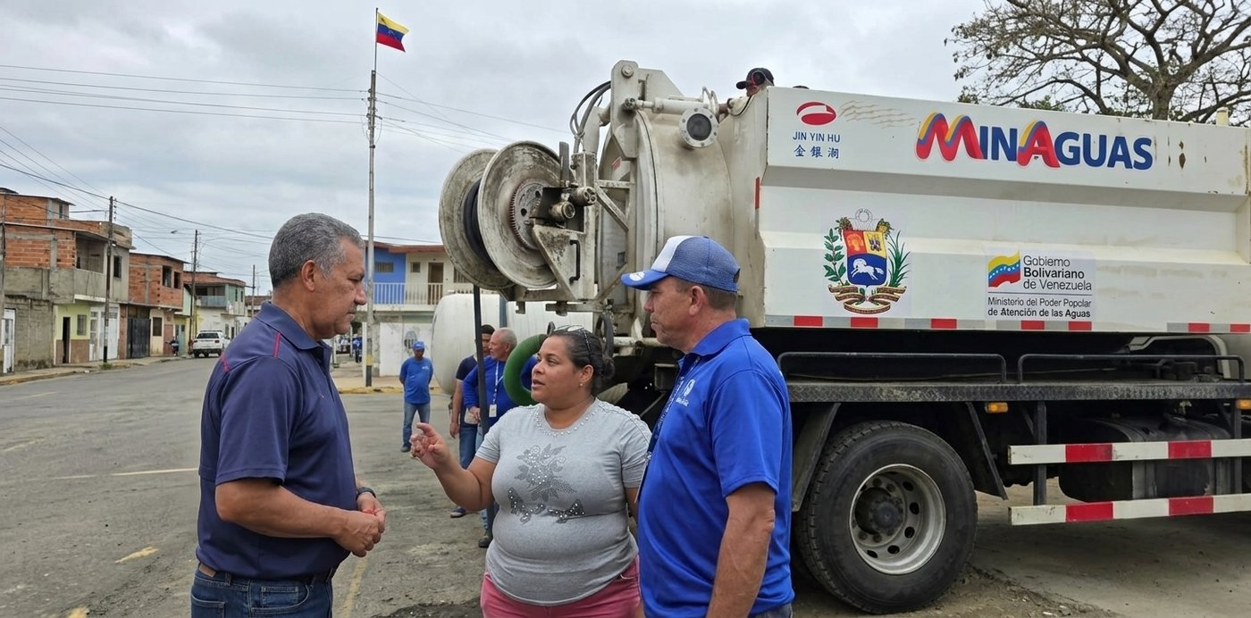 En Falcón optimizan sistema de aguas servidas para atender a 351 familias