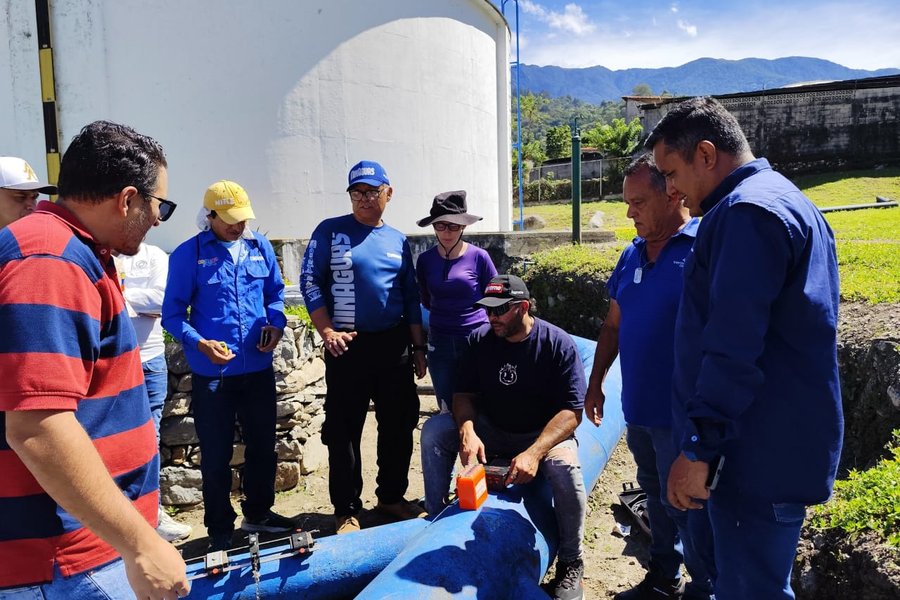 MinAguas optimiza medición de caudal en planta Héctor Trujillo de Campo Elías en el estado Mérida