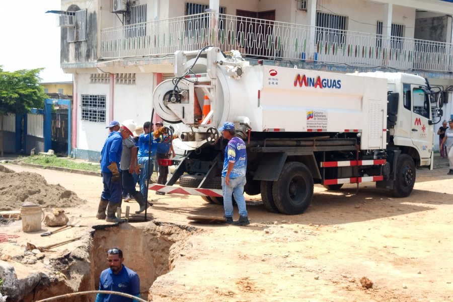 Hidroven restablece servicio de agua potable a más de 50 familias de El Vigía