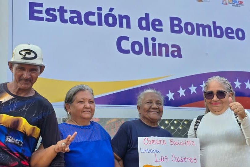 Gobierno Bolivariano activa estación de bombeo Colina en el estado Falcón