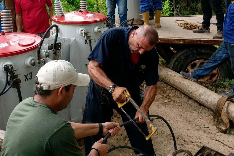 Transformadores y mantenimiento preventivo blindan sistema de bombeo de la sierra falconiana