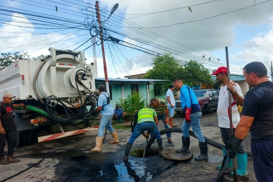 Gobierno Bolivariano optimiza red de aguas servidas en Delta Amacuro