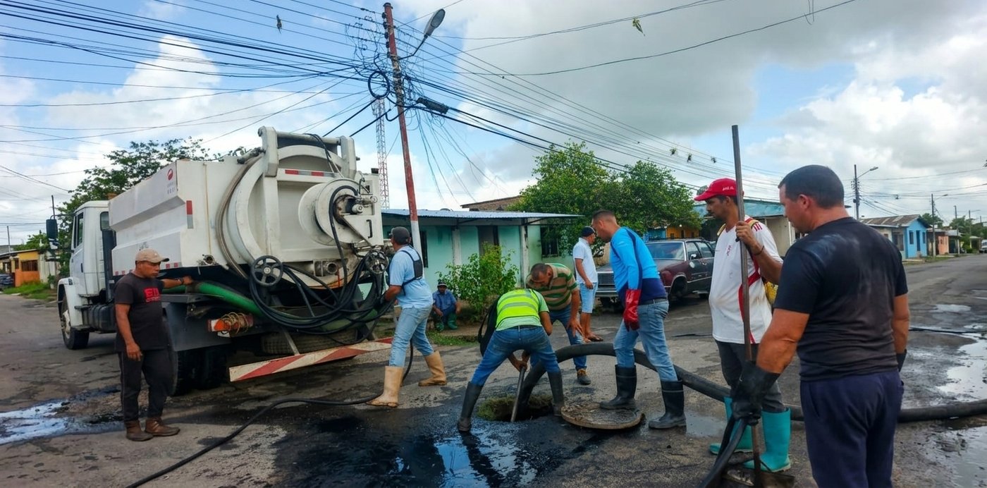 Gobierno Bolivariano optimiza red de aguas servidas en Delta Amacuro