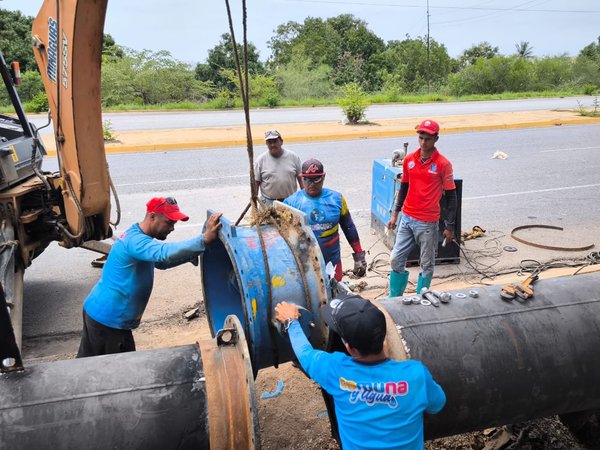 Gobierno Nacional fortalece red de agua potable en la parroquia Altagracia de Cumaná