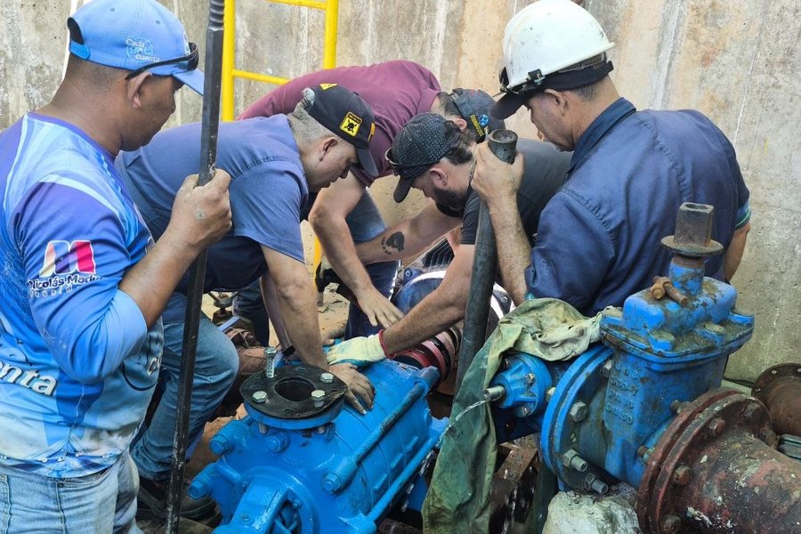 Hidroven culmina recuperación integral de la estación de bombeo Los Chorros en Mérida