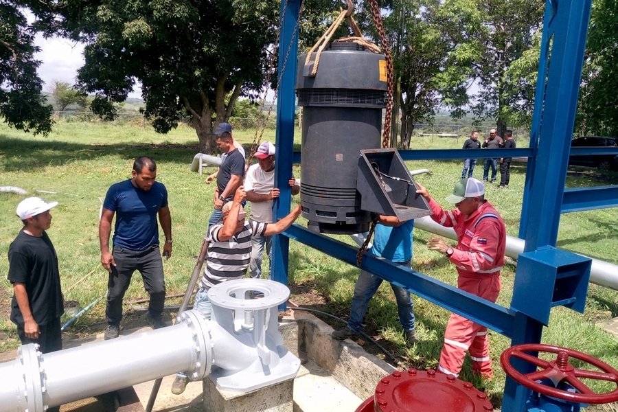 Gobierno Bolivariano optimiza el servicio de agua potable para más de 7.000 familias en el municipio Cedeño