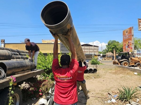 Hidroven inicia sustitución de 500 metros de colector en Zulia