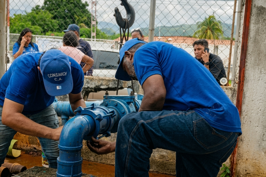 Gobierno Bolivariano instala equipo de bombeo de 25 HP para atender a 2.600 familias en Aragua