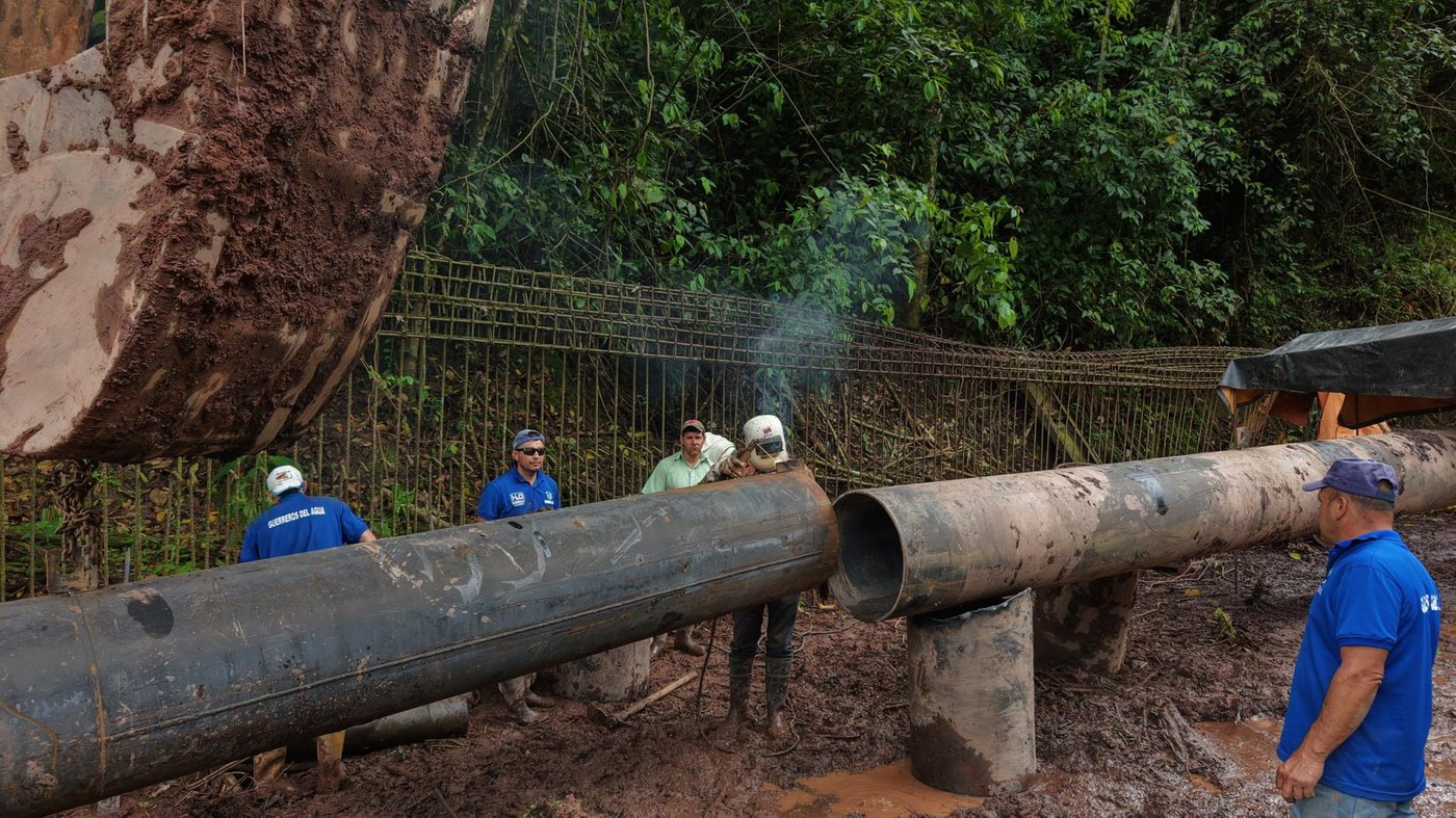 Minaguas avanza con 85 % de rehabilitación en la captación La Jabonosa en Táchira