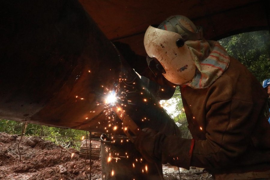 Minaguas avanza con 85 % de rehabilitación en la captación La Jabonosa en Táchira