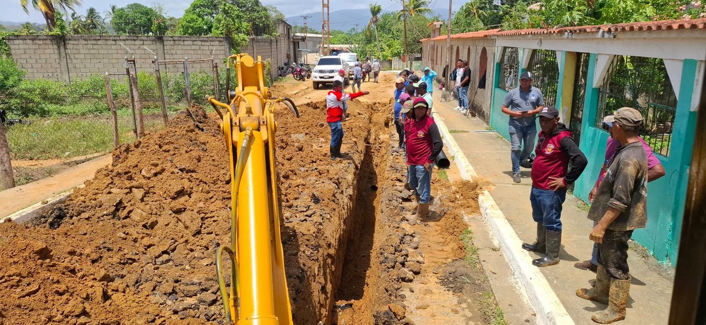 Sustituyen más de 300 metros de colector en municipio Manuel Monge de Yaracuy