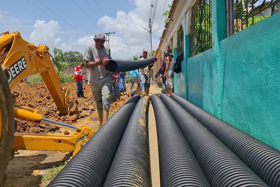 Sustituyen más de 300 metros de colector en municipio Manuel Monge de Yaracuy