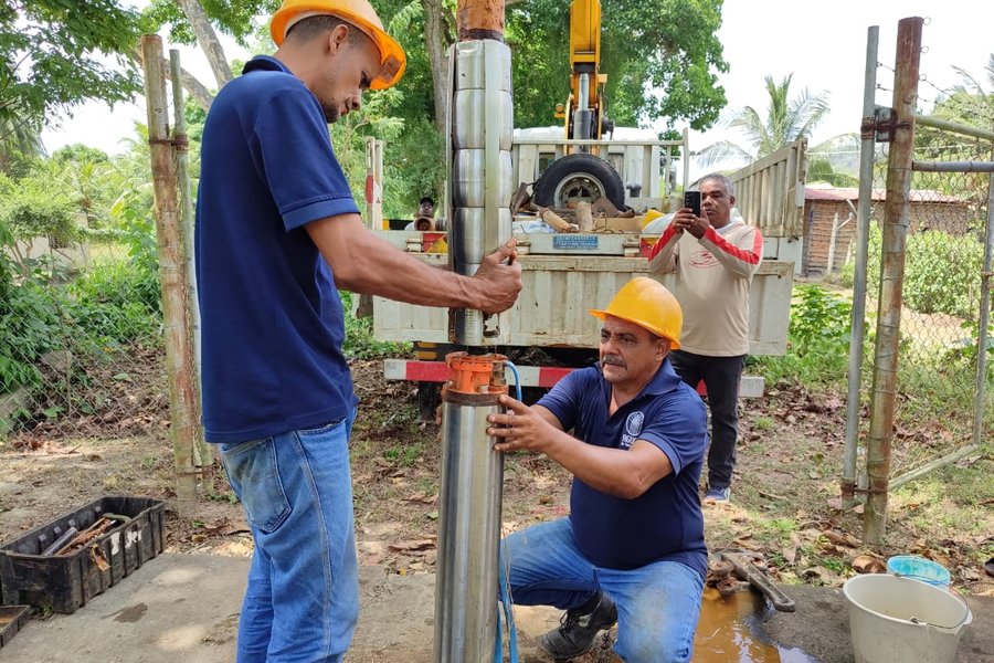 Hidroven reactiva pozo profundo en Veroes en atención a 160 familias de Yaracuy