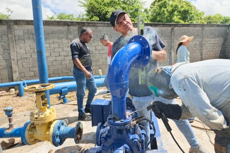 Avanza la rehabilitación de la estación de bombeo La Piedra