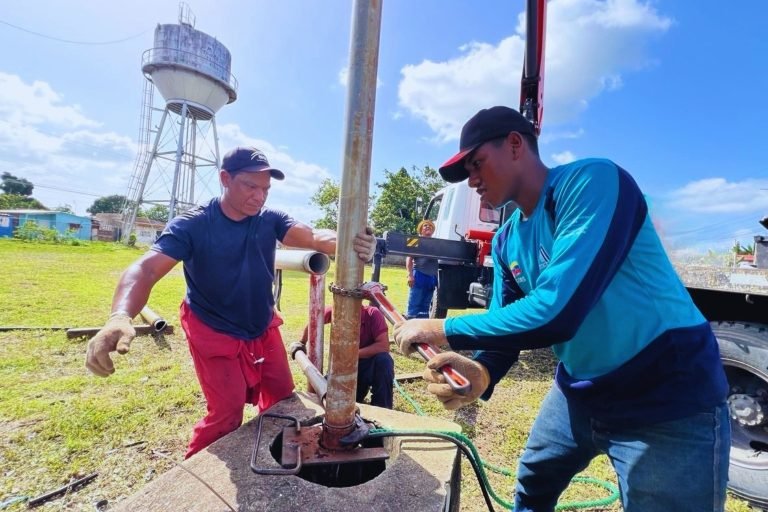 Reactivan 9 pozos profundos para garantizar agua potable a más de 6.700 familias en Maturín