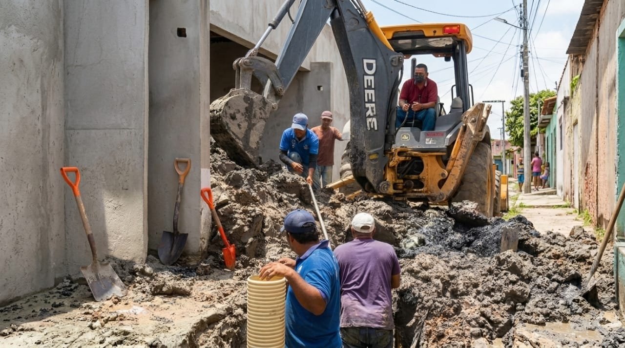 Aragua | Hidroven optimiza red de aguas servidas en la comunidad Doña Paula de Maracay