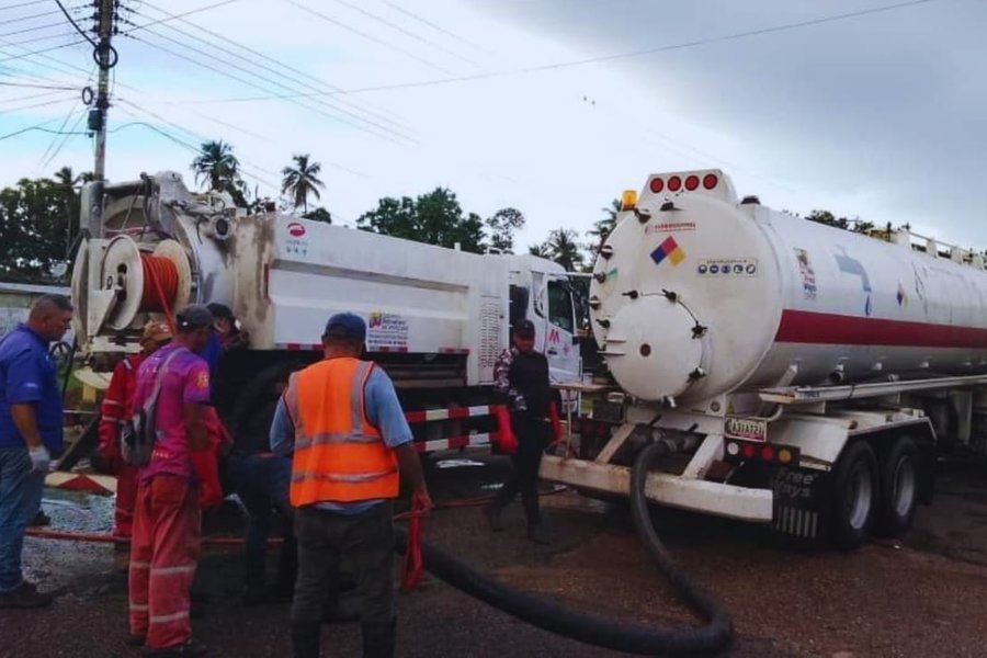 Gobierno Bolivariano optimiza red de aguas servidas en Monagas