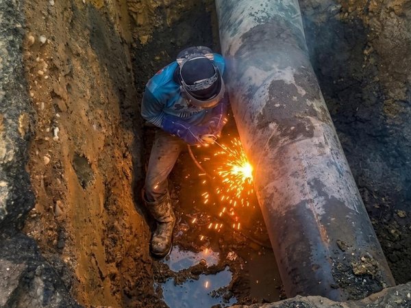 Hidroven repara tubería de agua potable en Aragua de Barcelona