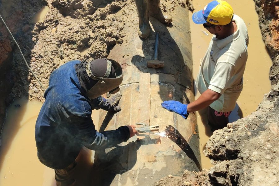 Hidroven restablece servicio de agua potable en el municipio Simón Bolívar de Anzoátegui