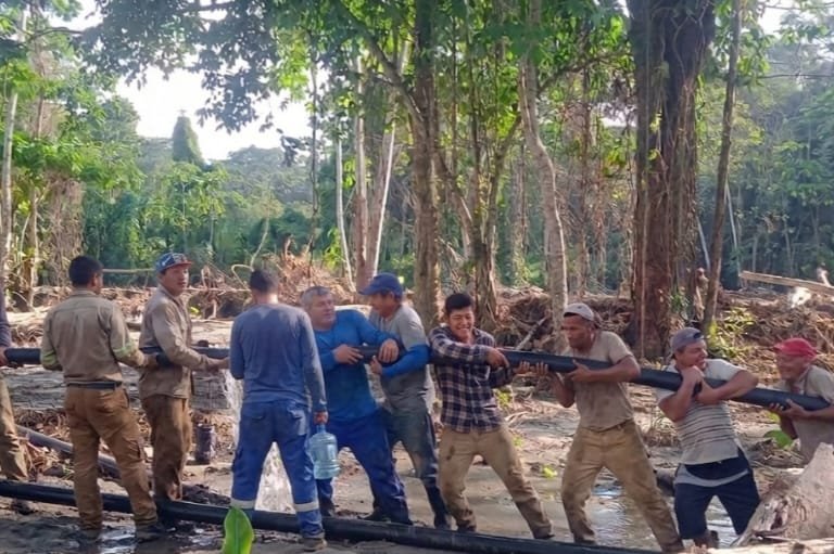 Gobierno Bolivariano rehabilita dos acueductos en el municipio Bolívar en Yaracuy