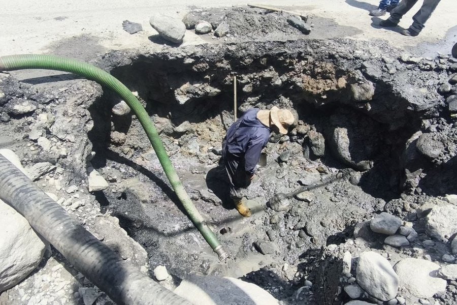 Mérida | Hidroven repara red de aguas servidas en el Playón Alto