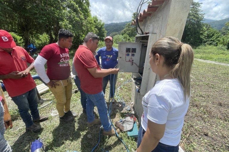595 familias son atendidas con reactivación de pozo profundo en Yaracuy