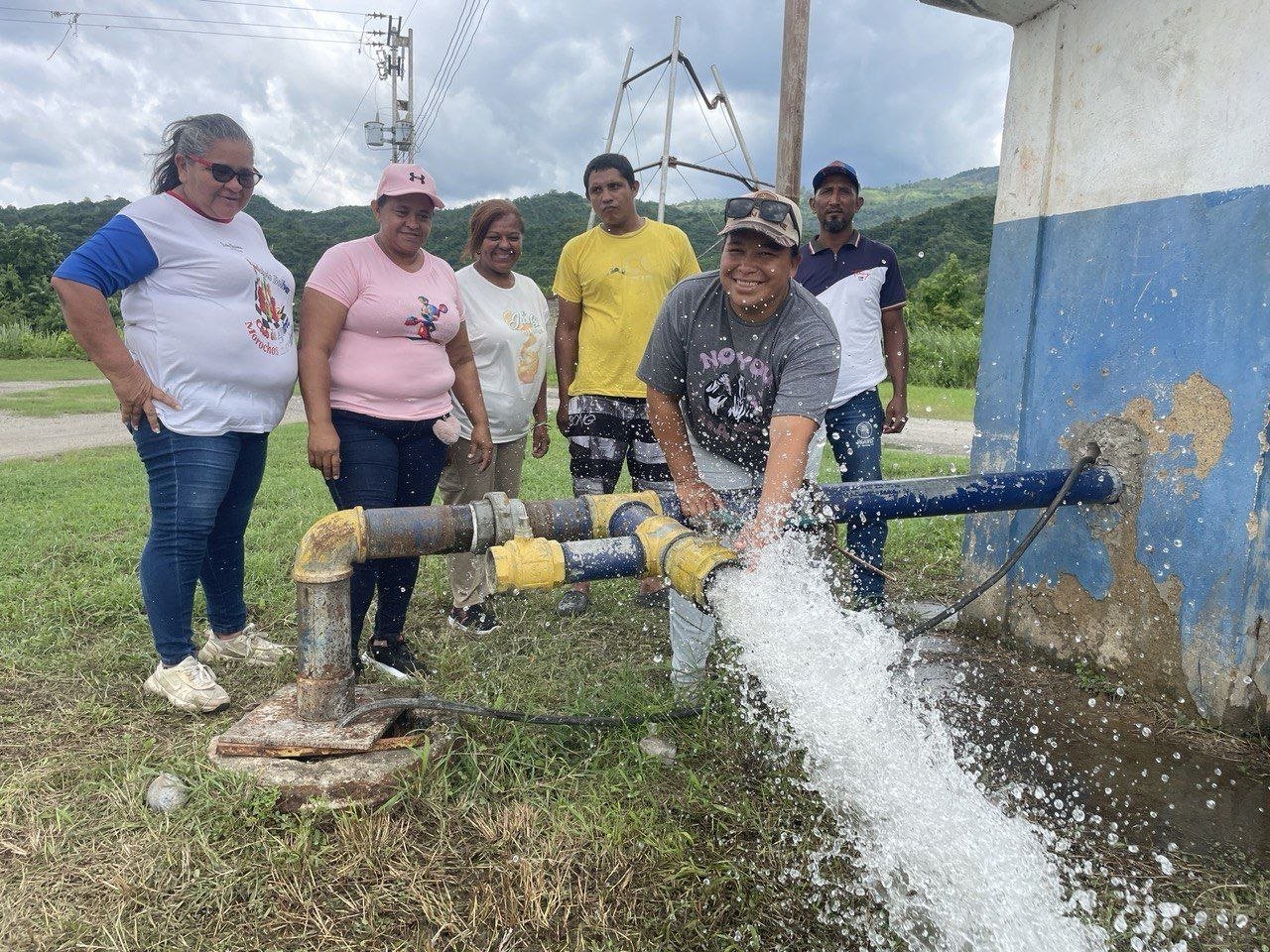 595 familias son atendidas con reactivación de pozo profundo en Yaracuy