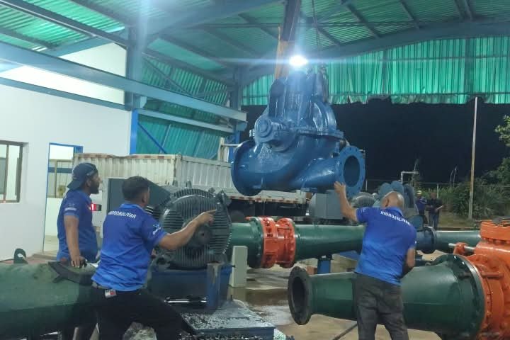 Hidroven instaló bomba de 472 L/S en la estación de bombeo Tanque C de Ciudad Bolívar