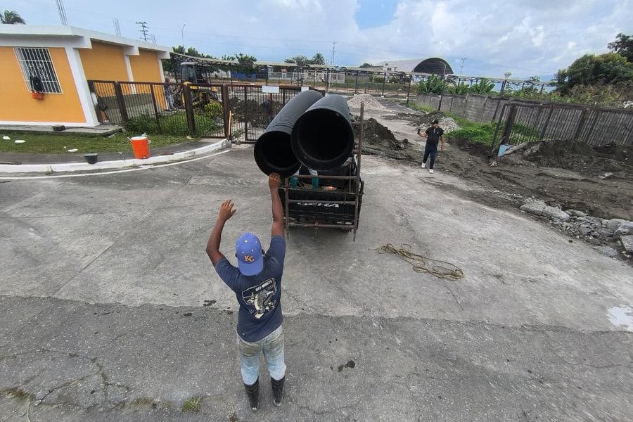 En Yaracuy optimizan red de aguas servidas con sustitución de colector principal