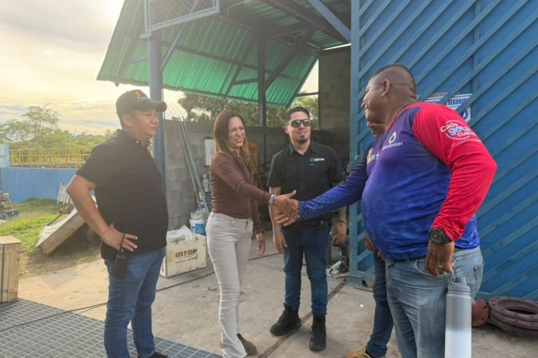 Minaguas inspecciona acueducto Puente Blanco en el estado Bolívar