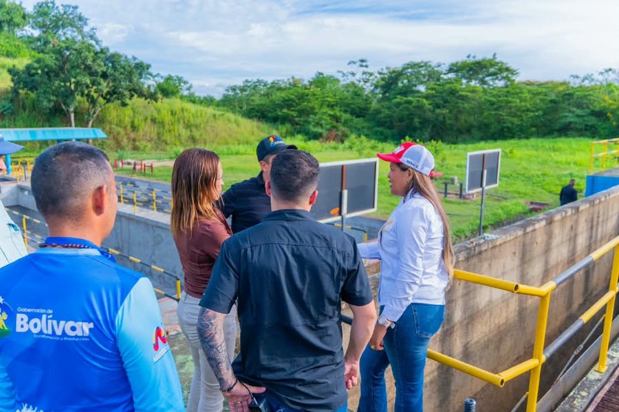 Minaguas inspecciona acueducto Puente Blanco en el estado Bolívar
