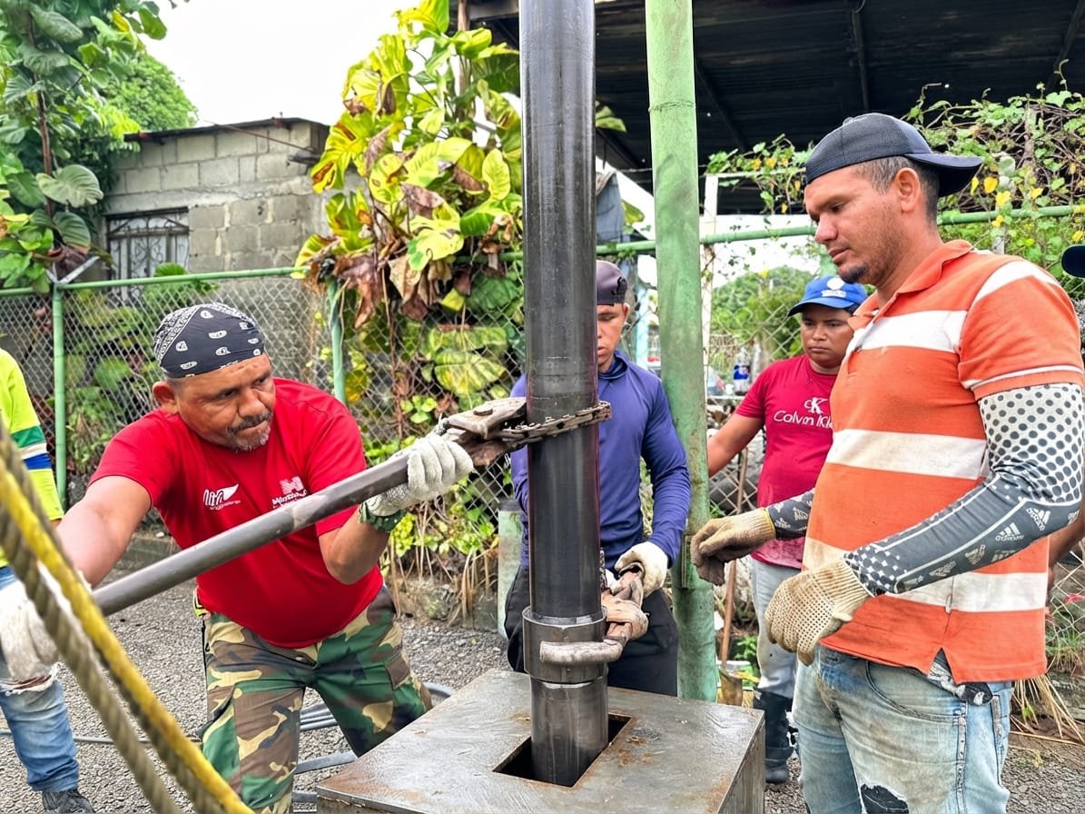 Hidroven reactiva pozo en Colón estado Zulia