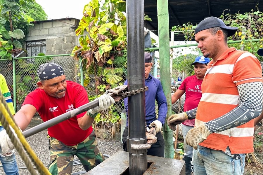 Hidroven reactiva pozo en Colón estado Zulia