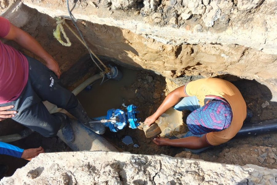 Avanza proyecto de agua potable en José Félix Ribas en Apure