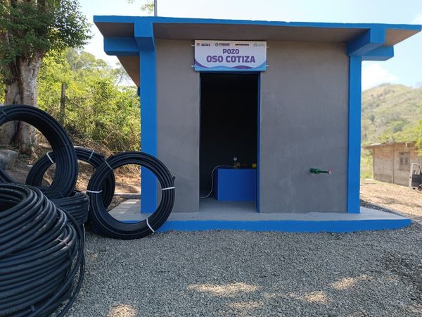 Inauguran pozo de agua profunda en sector Oso Cotiza