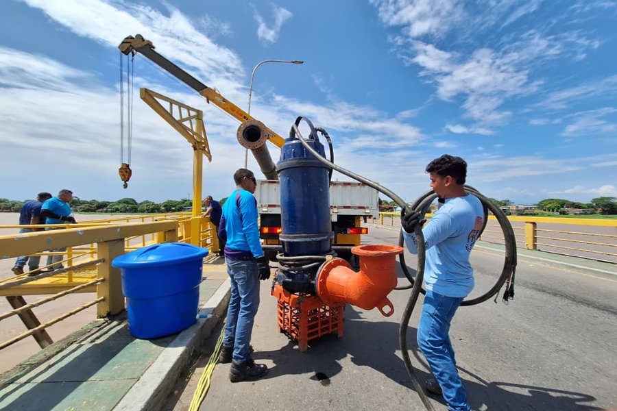 Hidroven fortalece el servicio hídrico en Apure con la instalación de un equipo sumergible de 240 HP