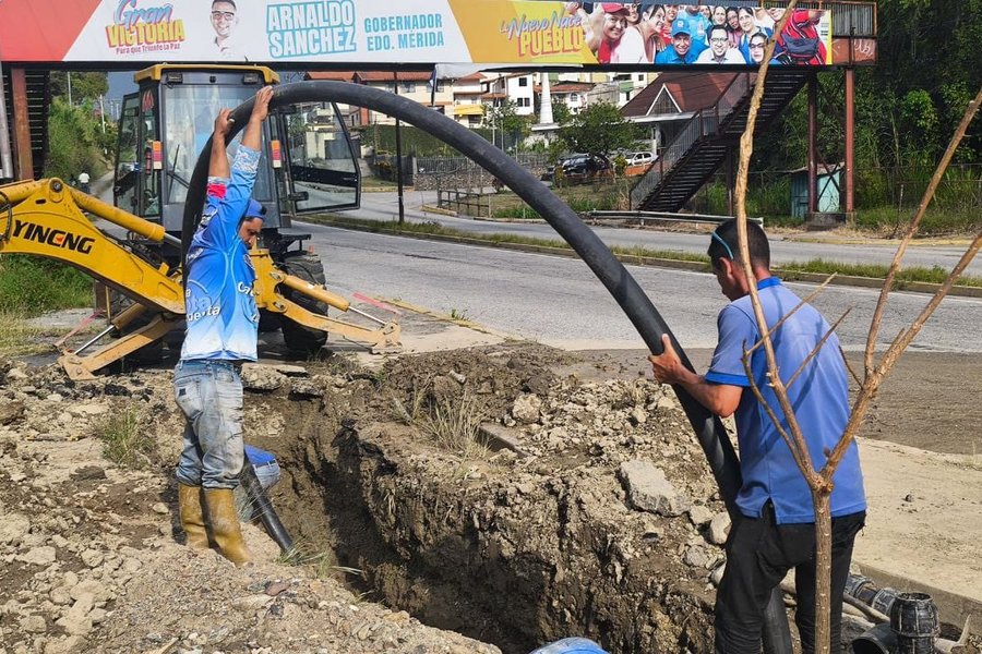 Mérida | Hidroven recupera red de agua potable para atender 375 familias