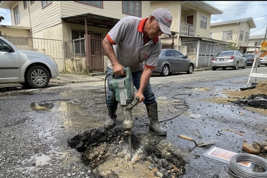 Sustituyen 20 metros de colector en el sector Osma del estado Miranda