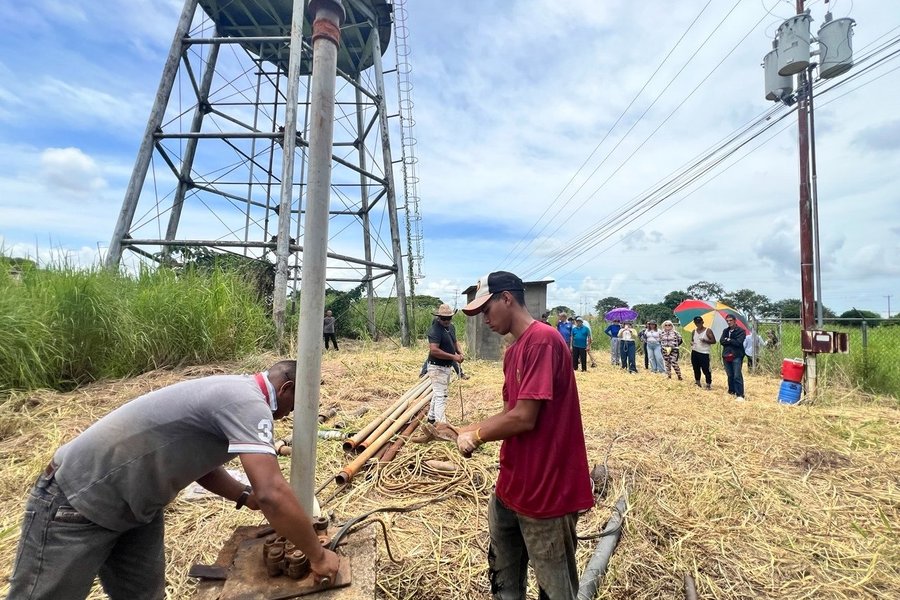 MinAguas activa 13 pozos profundos garantizando el agua potable a más de 8.600 familias en Monagas